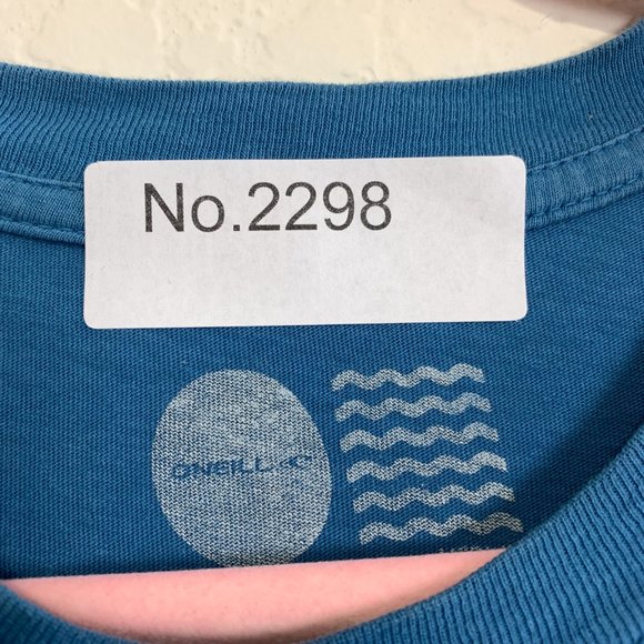 O'Neill Mens Size M Blue Modern Fit Crew Neck Loco Print T-Shirt Cotton - Picture 10 of 10